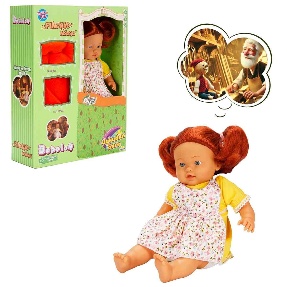 Dollz'n More Bebelou Pinokyo Masalı Anlatan Bebek 40 cm