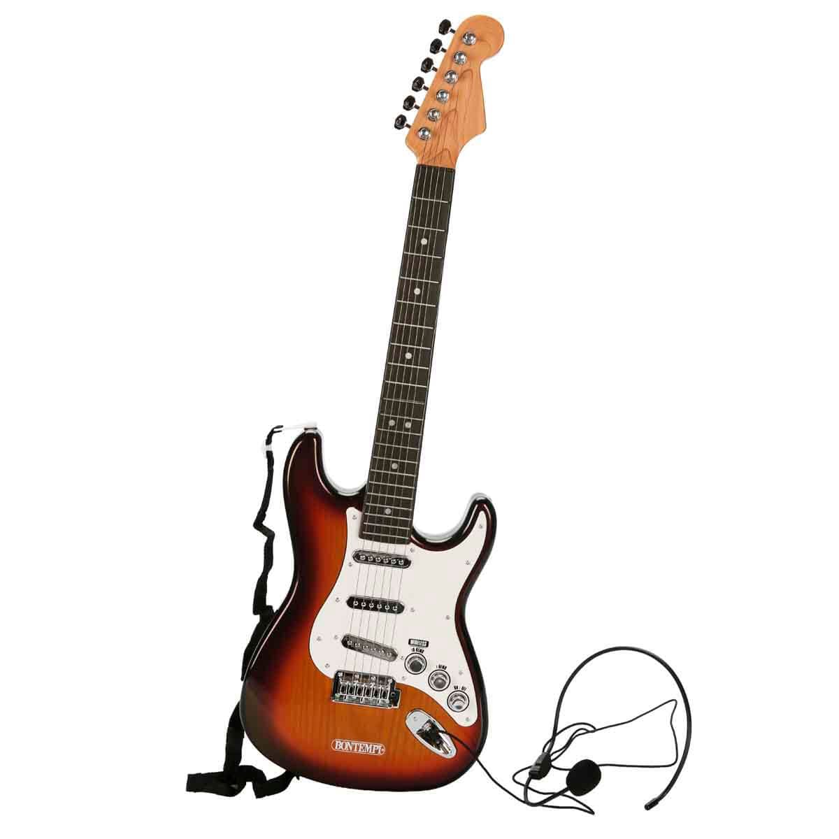 Bontempi Kafa Mikrofonlu Elektronik Rock Gitar 67 cm