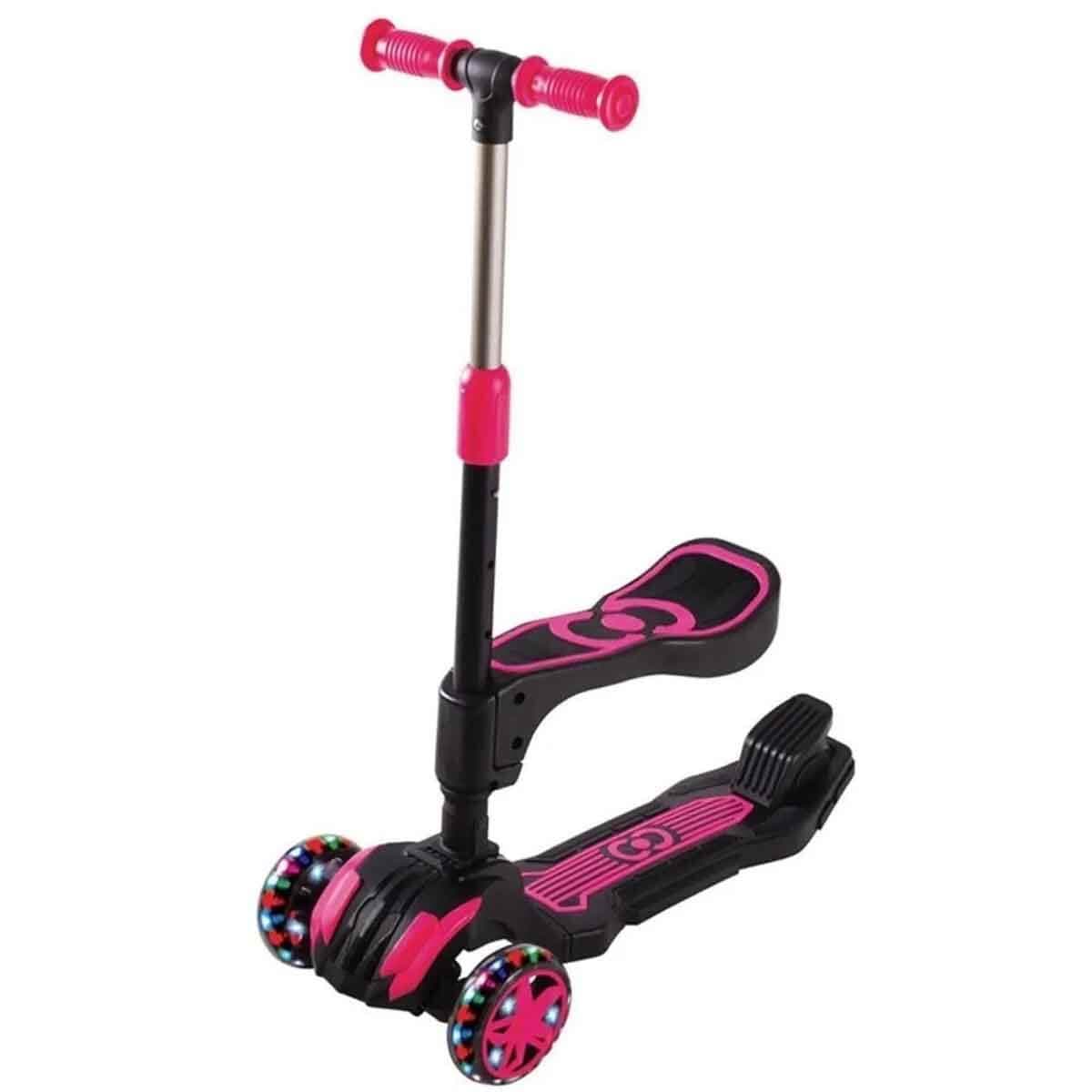 Cool Wheels Combo Scooter - Pembe