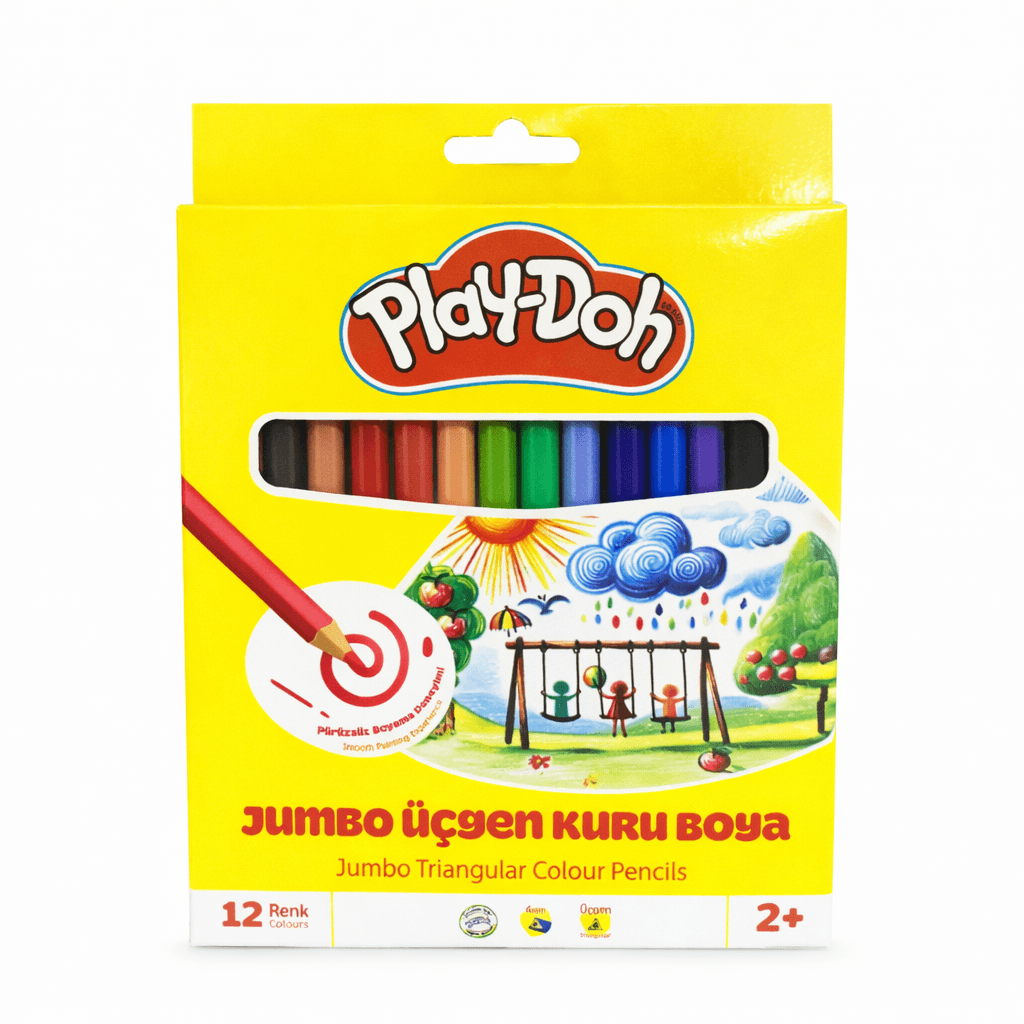Play-Doh Jumbo Üçgen Kuru Boya