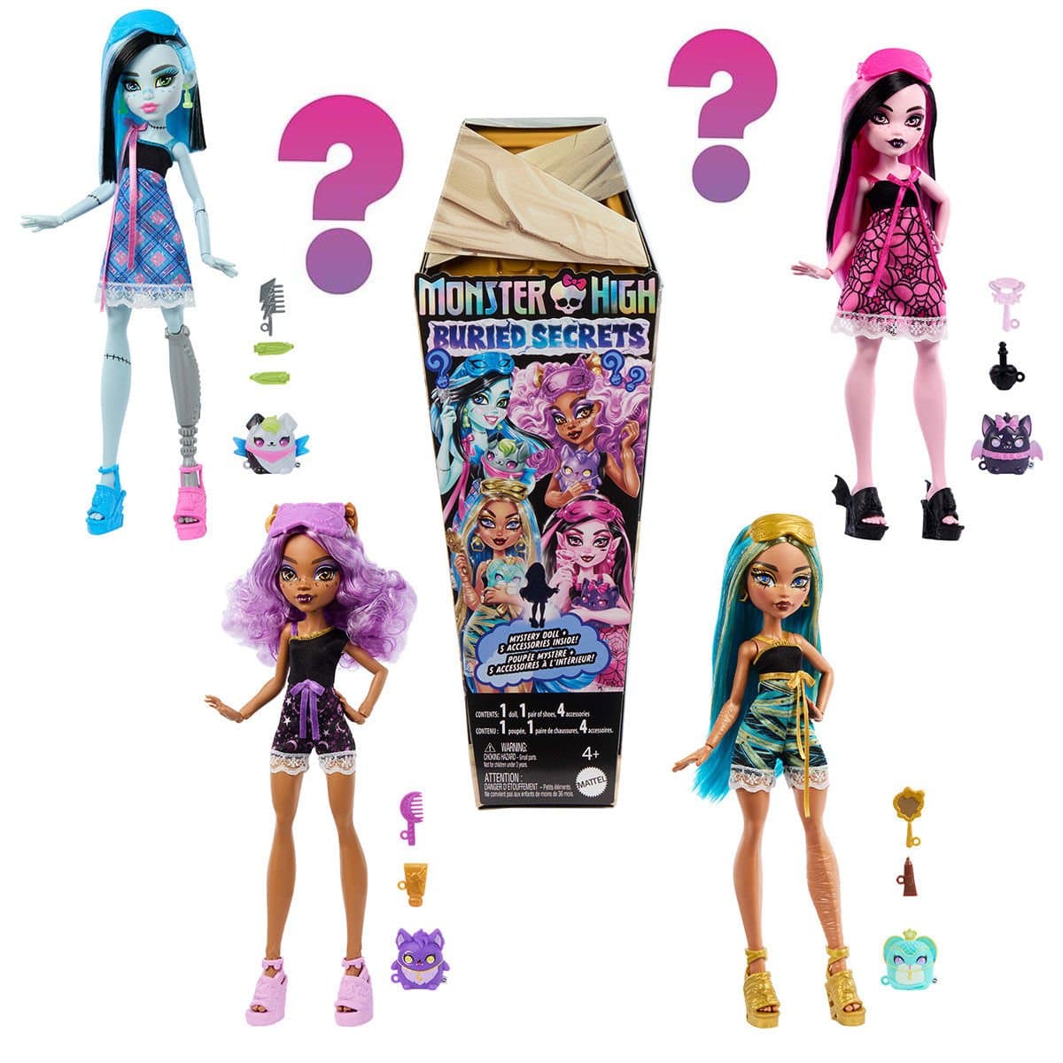 Monster High Gizemli Sırlar Havalı Pijama Partisi Serisi HYV64